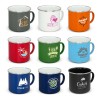 Cremorne Enamel Mugs featured colours